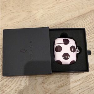 Pink Polka Dot AirPods Case
